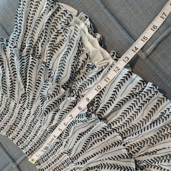 🔥🔥Muche et Muchette Anoush mini ruffle black & white skirt OS - Picture 14 of 14